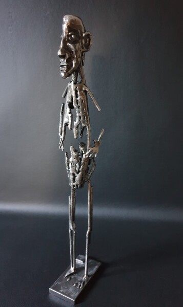 Sculpture titled "Esquisse" by Sandrine Plumard, Original Artwork, Metals