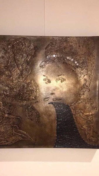 Pittura intitolato "« Audrey »" da Murielle Beauvilain, Opera d'arte originale, Acrilico