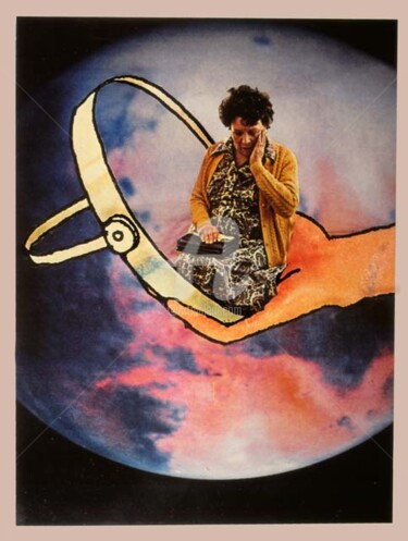 Collages intitolato "Flying Lessons" da C Avery, Opera d'arte originale