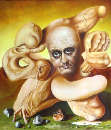 "Fighting Passions.…" başlıklı Tablo Владимир Абаимов tarafından, Orijinal sanat, Petrol