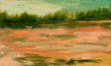 Pintura intitulada "Desert Landscape. П…" por Vladimir Abaimov, Obras de arte originais, Óleo