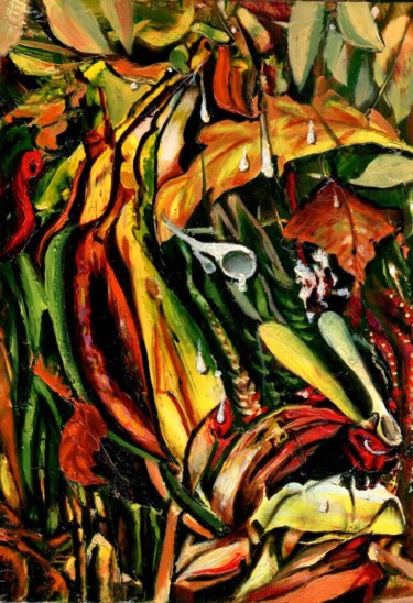 Pintura intitulada "Tropics. Тропики" por Vladimir Abaimov, Obras de arte originais, Óleo