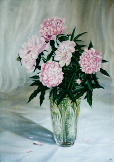 Peinture intitulée "Still Life with Peo…" par Vladimir Abaimov, Œuvre d'art originale, Huile