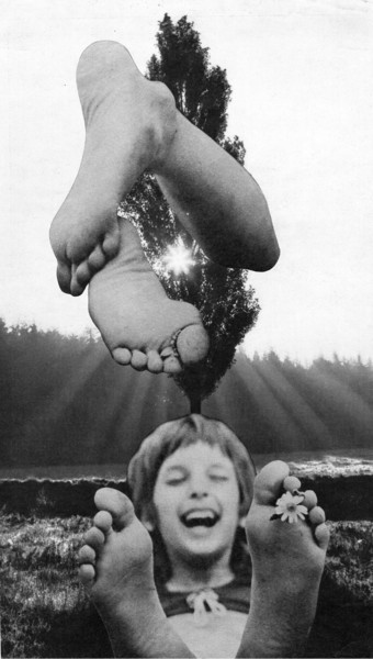 Коллажи под названием "Child of summer. Ди…" - Владимир Абаимов, Подлинное произведение искусства, Коллажи