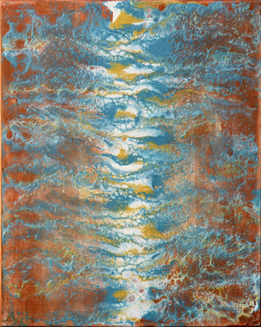 Peinture intitulée "Effervescence" par Ayel, Œuvre d'art originale, Acrylique Monté sur Châssis en bois