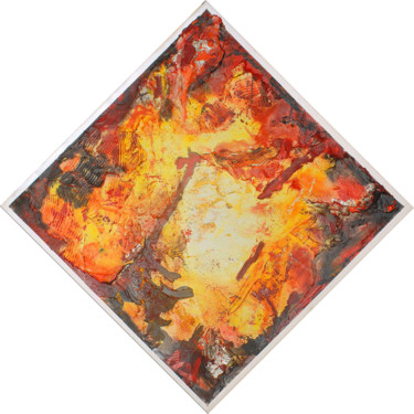 Painting titled "Magma" by Ayel, Original Artwork, Oil