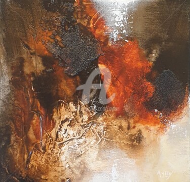 Pittura intitolato "ETNA" da Aylen, Opera d'arte originale, Acrilico