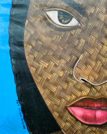 Painting titled "Gaze 2" by Ayotunde Ayomide, Original Artwork, Acrylic