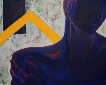 Malarstwo zatytułowany „Sadness” autorstwa Ayse Kumbasar, Oryginalna praca