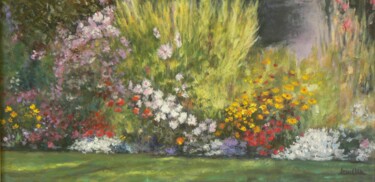 Painting titled "Les fleurs de La Gr…" by Azucena, Original Artwork, Oil