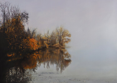 제목이 "Le Lac de Saint Par…"인 미술작품 B. Alexis로, 원작, 기름