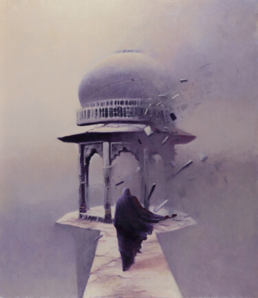 Pintura intitulada "Windfall" por Babar Moghal, Obras de arte originais, Óleo