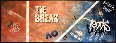 "TIE BREAK" başlıklı Tablo Babart tarafından, Orijinal sanat, Akrilik