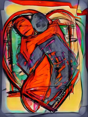 Картина под названием "3. LOVE to LOVE (sé…" - Baboo Meliboo, Подлинное произведение искусства, Акрил
