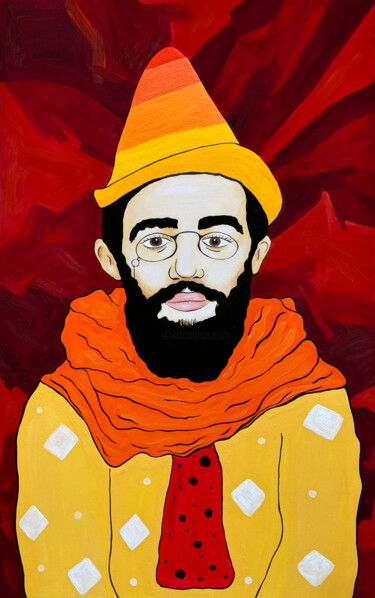 Peinture intitulée "Lautrec" par Bachi Jincharadze, Œuvre d'art originale, Huile