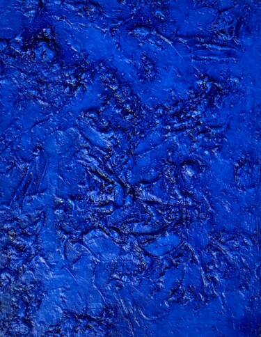 Malarstwo zatytułowany „Phthalo Blue, Winso…” autorstwa Bahram Berj Kafai, Oryginalna praca, Olej Zamontowany na Drewniana r…