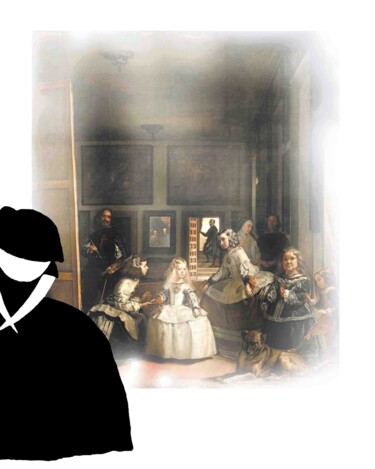 Arte digitale intitolato "Las Meninas 1 - Vel…" da Vicent Creatik, Opera d'arte originale, Pittura digitale