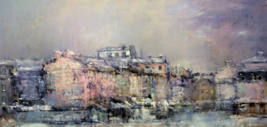 Painting titled "Saint-Petersburg. A…" by Sergey Bakin, Original Artwork, Oil