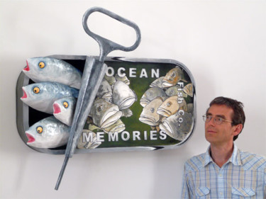 제목이 "Ocean Memories"인 조형물 Philippe Balayn로, 원작
