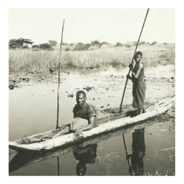 Photography titled "Homme et enfant sur…" by Baptiste Blanchett, Original Artwork, Analog photography