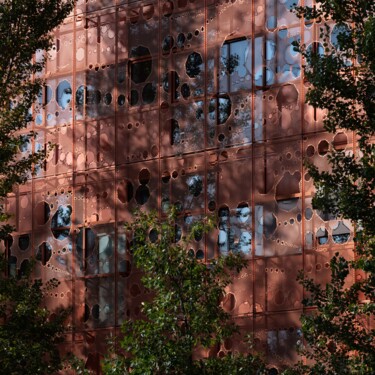 Fotografia intitolato "le cube Orange" da Baptiste Gamby, Opera d'arte originale, Fotografia non manipolata