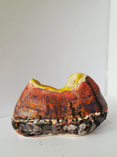 "sloppy céramiques#1…" başlıklı Heykel Baptiste Vanweydeveldt tarafından, Orijinal sanat, Seramik