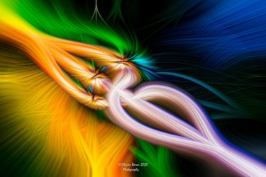Photography titled "Twirl" by Olivier Barau, Original Artwork, Manipulated Photography