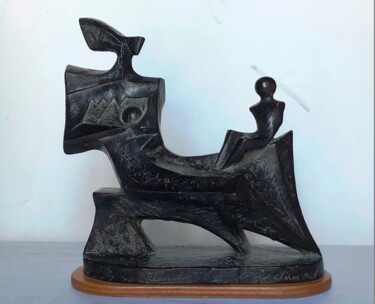 Sculpture intitulée "EQUILIBRI" par Orazio Barbagallo, Œuvre d'art originale, Bronze