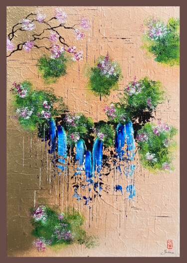 Картина под названием "Shoganai" - Barbara ., Подлинное произведение искусства, Акрил Установлен на Деревянная рама для носи…