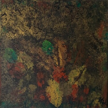 Peinture intitulée "Golden Autumn" par Barbara Bozsa, Œuvre d'art originale, Acrylique Monté sur Châssis en bois