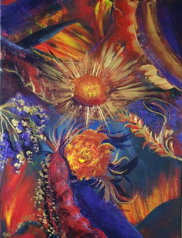 Картина под названием "Spanish Dreams" - Barbara Fuhrmann, Подлинное произведение искусства, Акрил