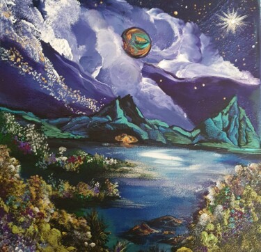 Painting titled "Sanctuary" by Barbara Fuhrmann, Original Artwork, Acrylic