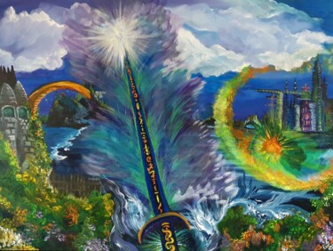 Painting titled "Timelines, The Choi…" by Barbara Fuhrmann, Original Artwork, Acrylic