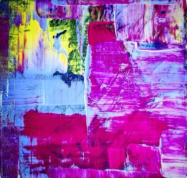 Pintura intitulada "Pink memory" por Barbara Kizer, Obras de arte originais, Acrílico