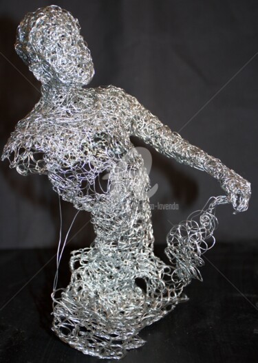 雕塑 标题为“le semeur de vent” 由Barbara Lavenda, 原创艺术品, 金属