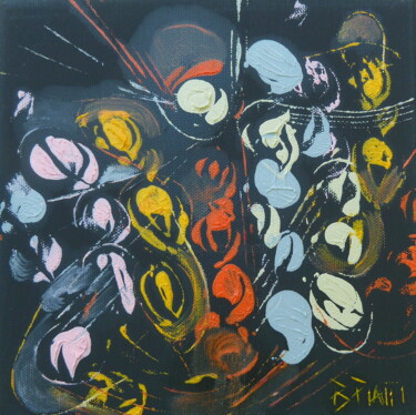 Painting titled ""Les crabes" #artis…" by Barbara Piatti, Original Artwork, Oil