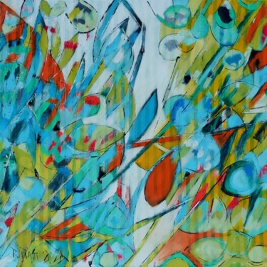 Картина под названием ""La Faille"" - Barbara Piatti, Подлинное произведение искусства, Масло Установлен на Деревянная рама…