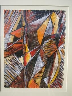 Peinture intitulée "Du vent dans les vo…" par Barbara Piatti, Œuvre d'art originale, Gouache Monté sur Carton