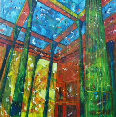 Peinture intitulée "The Artist's Palace" par Barbara Piatti, Œuvre d'art originale, Huile