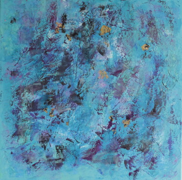 绘画 标题为“Blau” 由Barbara Schwehn, 原创艺术品, 油
