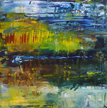 Картина под названием "Open lake" - Barbara Tabachnick, Подлинное произведение искусства, Акрил