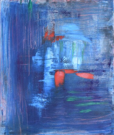 Картина под названием "Hope 1" - Barbara Wykrota, Подлинное произведение искусства, Масло Установлен на Деревянная рама для…