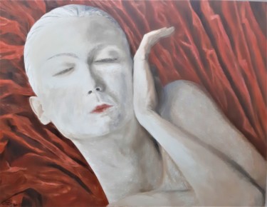 Pintura titulada "La ternura" por Elena Pokasanieva, Obra de arte original, Oleo