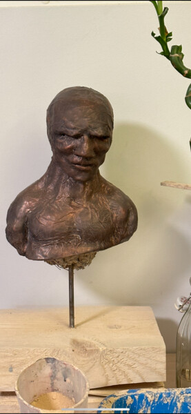 Rzeźba zatytułowany „krieger” autorstwa Baris, Oryginalna praca, Glina