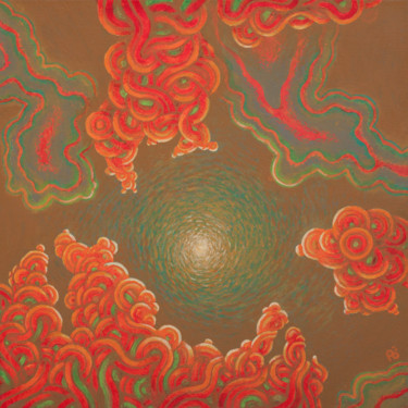 Painting titled "Cloudwalk II" by Barna, Original Artwork, Acrylic