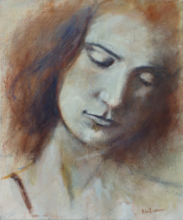 Картина под названием "Adelaïde 1" - Bernard Des Roseaux, Подлинное произведение искусства, Акрил