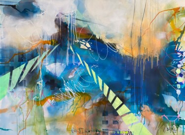 Ζωγραφική με τίτλο "It Is All A Dream N…" από Bea Schubert, Αυθεντικά έργα τέχνης, Ακρυλικό Τοποθετήθηκε στο Ξύλινο φορείο σ…