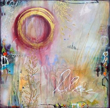 Peinture intitulée "Home Is Paradise No…" par Bea Schubert, Œuvre d'art originale, Acrylique Monté sur Châssis en bois