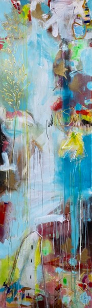 Malarstwo zatytułowany „There Is No Place L…” autorstwa Beate Garding Schubert, Oryginalna praca, Akryl Zamontowany na Drewn…