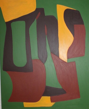 Painting titled "Abstrait contempora…" by Beatrice Bodasca, Original Artwork, Acrylic Mounted on Wood Stretcher frame